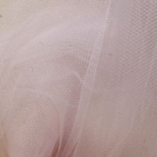 Extra Wide Soft Bridal Tulle Veiling in Pale Pink x 0.5m